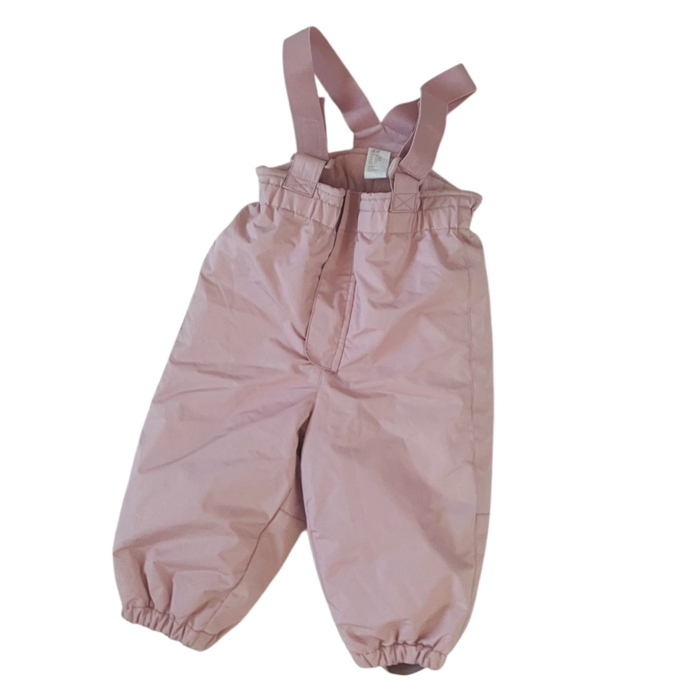 Old Navy Blush Pink Kids Snow Pant Overalls